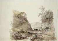 Z 067-66
          <br/>
          Berglandschap met ezeldrijver en twee ezels
          <br/>
          <em>Schelfhout, Andreas (1787-1870)</em>